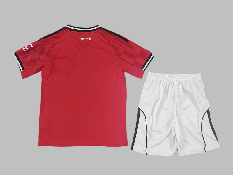 Kids Manchester United 2025 kit full set