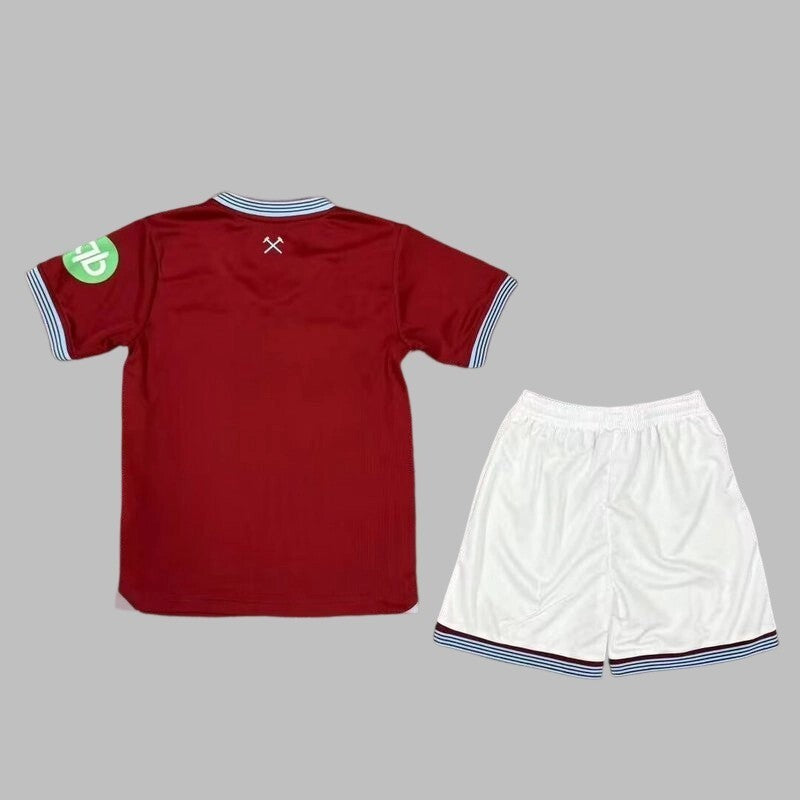 Kids West Ham United 2025 kit full set